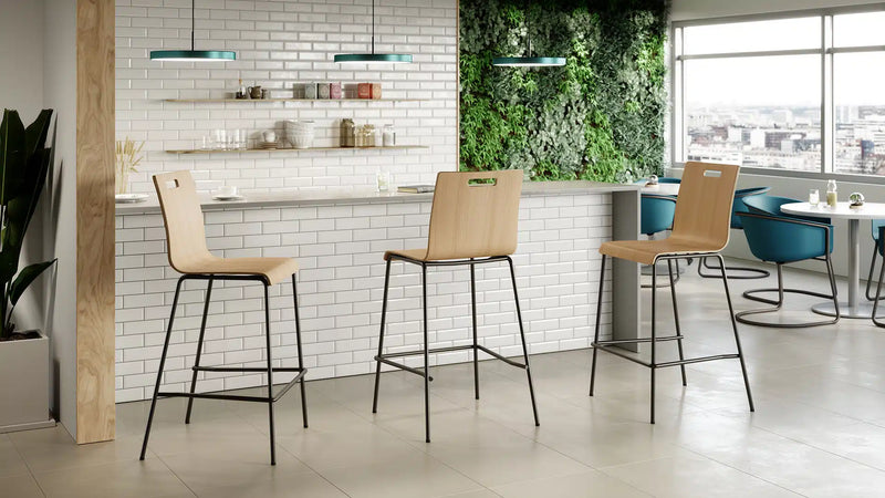 KFI Jive Wood Laminate Bar Stool