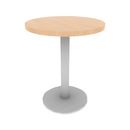 Proof 24" Round Pedestal Cafe Table with Cast Iron Round Base HPL Top