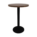 Proof 24" x 36" Round Pedestal Counter Table with Round Base HPL Top