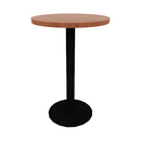 Proof 24" x 36" Round Pedestal Counter Table with Round Base HPL Top