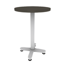Proof 24" x 36" Round Pedestal Counter Table with Arched Base HPL Top