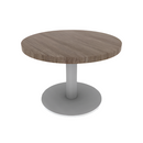 Proof Round Pedestal Table with Round Steel Base HPL Top