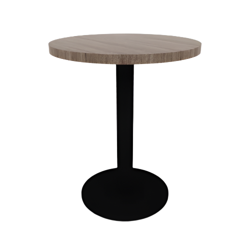 Proof 24" Round Pedestal Cafe Table with Round Steel Base HPL Top