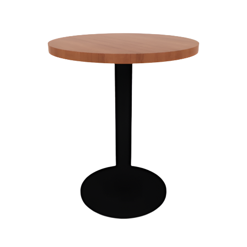 Proof 24" Round Pedestal Cafe Table with Round Steel Base HPL Top