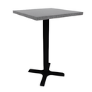 Proof 24" Square Pedestal Counter Table with X-Base HPL Top