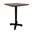 Proof 24" Square Pedestal Counter Table with Arched Base HPL Top