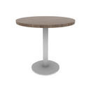 Proof 30" Dia Round Pedestal Cafe Table with Cast Iron Round Base HPL Top