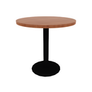 Proof 30" Dia Round Pedestal Cafe Table with Cast Iron Round Base HPL Top