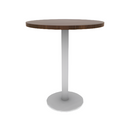 Proof 30" Round Pedestal Counter Table with Round Base HPL Top