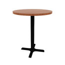 Proof 30" Round Pedestal Counter Table with X-Base HPL Top