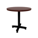 Proof 30" Dia Round Pedestal Cafe Table with Arched Base HPL Top