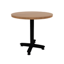 Proof 30" Dia Round Pedestal Cafe Table with Arched Base HPL Top