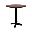 Proof 30" Round Pedestal Counter Table with Arched Base HPL Top