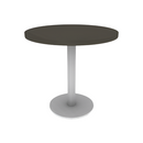 Proof 30" Dia Round Pedestal Cafe Table with Round Steel Base HPL Top