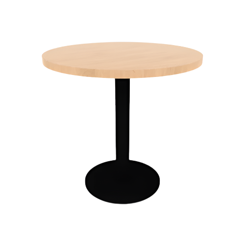 Proof 30" Dia Round Pedestal Cafe Table with Round Steel Base HPL Top