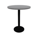 Proof 30" Round Pedestal Counter Table with Round Steel Base HPL Top