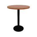 Proof 30" Round Pedestal Counter Table with Round Steel Base HPL Top