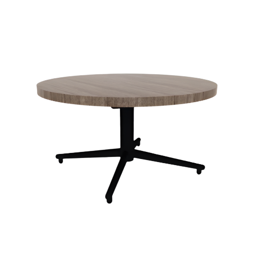 Vaux 30" Round Occassional Table HPL Top with Square Edge Glides 16"H