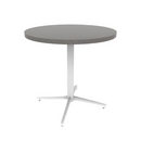 Vaux 30" Round Cafe Table HPL Top with Square Edge Glides 30"H