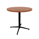 Vaux 30" Round Cafe Table HPL Top with Square Edge Glides 30"H