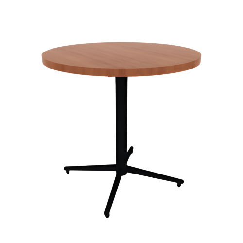 Vaux 30" Round Cafe Table HPL Top with Square Edge Glides 30"H
