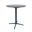 Vaux 30" Round Conference Table HPL Top with Square Edge Glides 36"H