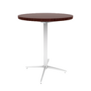 Vaux 30" Round Conference Table HPL Top with Square Edge Glides 36"H