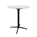 Vaux 30" Round Conference Table HPL Top with Square Edge Glides 36"H