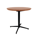 Vaux 30" Round Cafe Table HPL Top with Knife Edge Glides 30"H