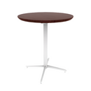 Vaux 30" Round Conference Table HPL Top with Knife Edge Glides 36"H