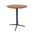 Vaux 30" Round Conference Table HPL Top with Knife Edge Glides 36"H