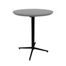 Vaux 30" Round Conference Table HPL Top with Knife Edge Glides 36"H