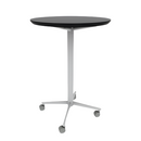 Vaux 30" Round Conference Table HPL Top with Knife Edge Casters 42"H