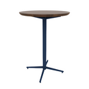 Vaux 30" Round Conference Table HPL Top with Knife Edge Glides 42"H