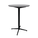 Vaux 30" Round Conference Table HPL Top with Knife Edge Glides 42"H