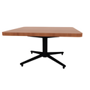 Vaux 30" Round Square Occassional Table HPL Top with Square Edge Glides 16"H