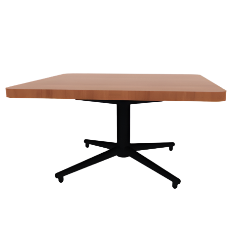 Vaux 30" Round Square Occassional Table HPL Top with Square Edge Glides 16"H