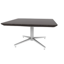 Vaux 30" Round Square Occassional Table HPL Top with Knife Edge Glides 16"H
