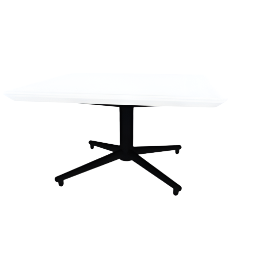 Vaux 30" Round Square Occassional Table HPL Top with Knife Edge Glides 16"H
