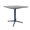 Vaux 42" Rounded Square Cafe Table HPL Top with Knife Edge Glides 30"H