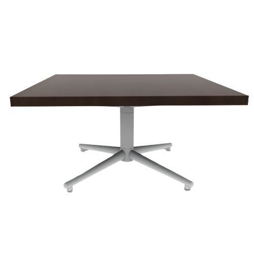 Vaux 30" Square Occassional Table HPL Top with Square Edge Glides 16"H