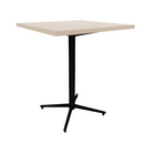 Vaux 30" Square Conference Table HPL Top with Square Edge Glides 36"H