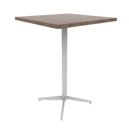 Vaux 30" Square Bar Table HPL Top with Square Edge Glides 42"H