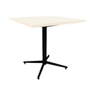 Vaux 30" Square Cafe Table HPL Top with Knife Edge Glides 30"H
