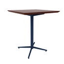 Vaux 30" Square Conference Table HPL Top with Knife Edge Glides 36"H