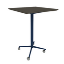 Vaux 30" Square Bar Table HPL Top with Knife Edge Casters 42"H