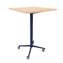 Vaux 30" Square Bar Table HPL Top with Knife Edge Casters 42"H