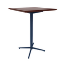 Vaux 30" Square Bar Table HPL Top with Knife Edge Glides 42"H