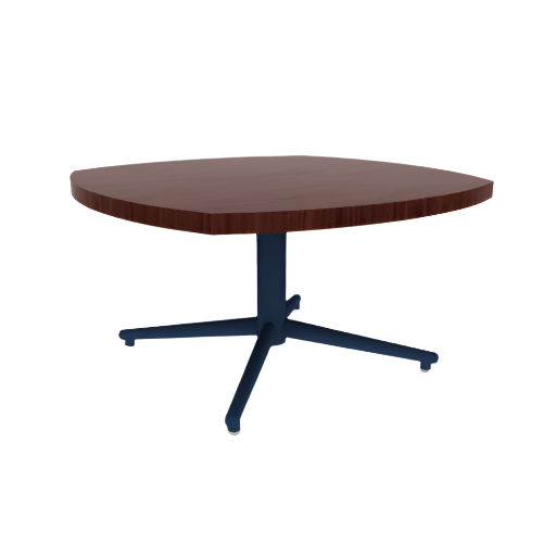 Vaux 30" Squircle Occassional Table HPL Top with Square Edge Glides 16"H
