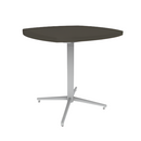 Vaux 30" Squircle Cafe Table HPL Top with Square Edge Glides 30"H